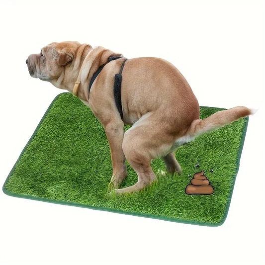 Pet Artificial Turf Mat, Dog Poop and Urine Mat, Easy to Clean, Odor-Resistant and Anti-Fouling, Pet Toilet Training Mat